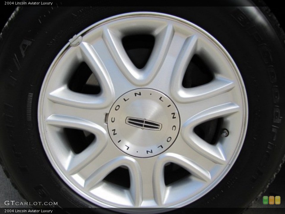2004 Lincoln Aviator Luxury Wheel and Tire Photo #77663886
