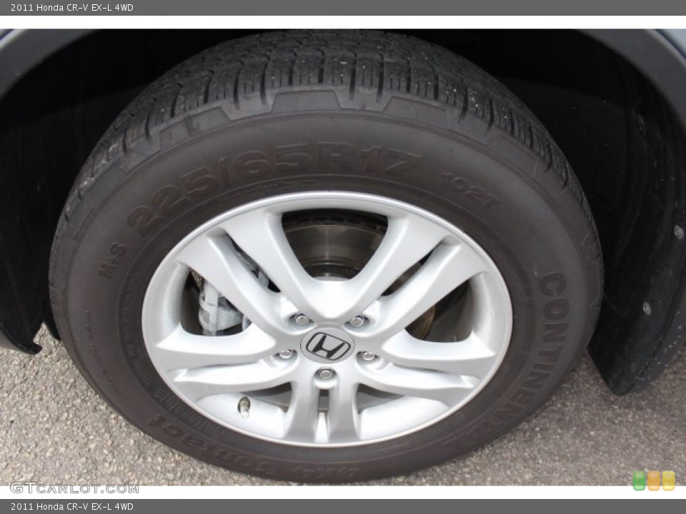 2011 Honda CR-V EX-L 4WD Wheel and Tire Photo #77665521