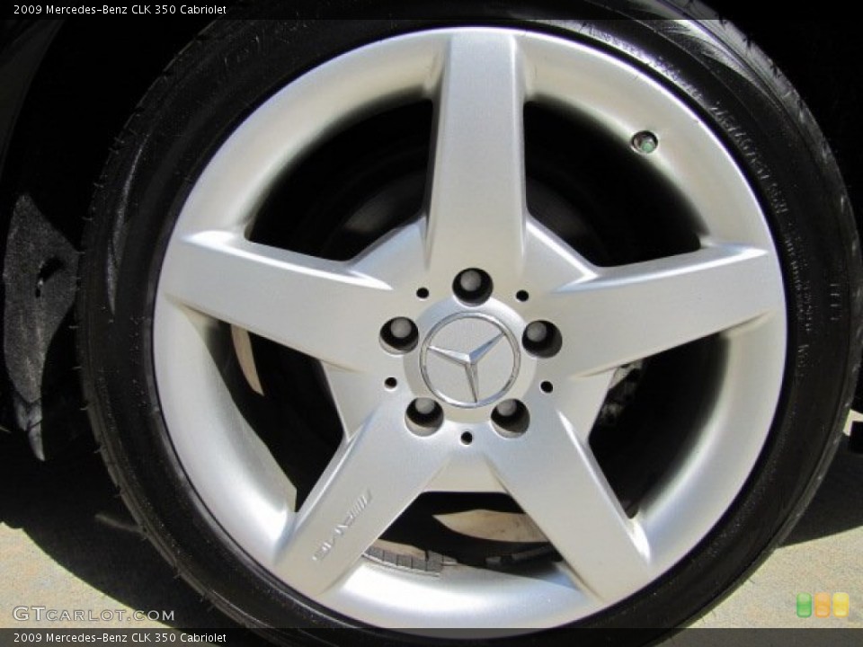 2009 Mercedes-Benz CLK 350 Cabriolet Wheel and Tire Photo #77665761