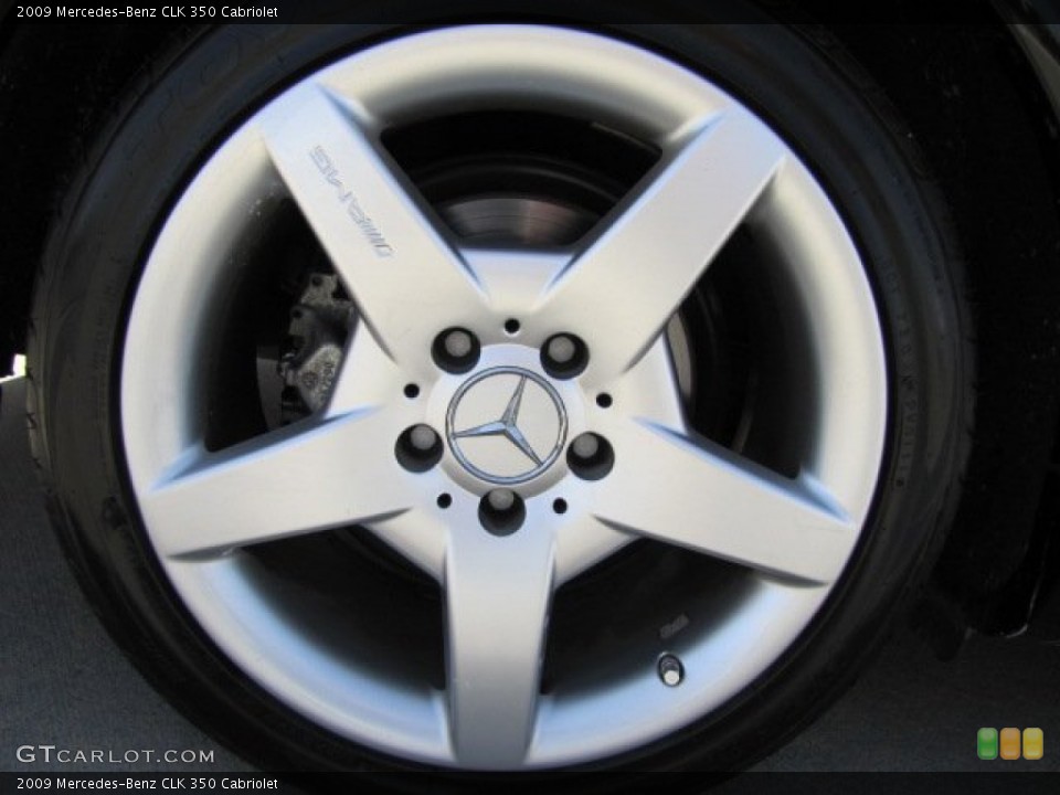 2009 Mercedes-Benz CLK 350 Cabriolet Wheel and Tire Photo #77665797