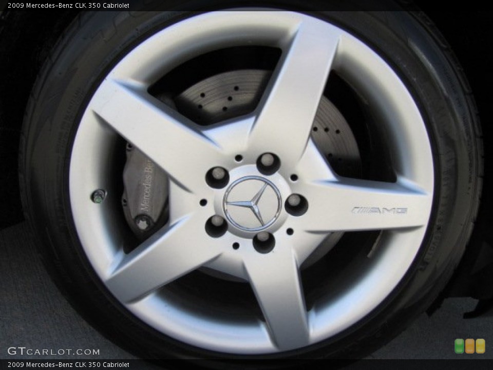 2009 Mercedes-Benz CLK 350 Cabriolet Wheel and Tire Photo #77665821