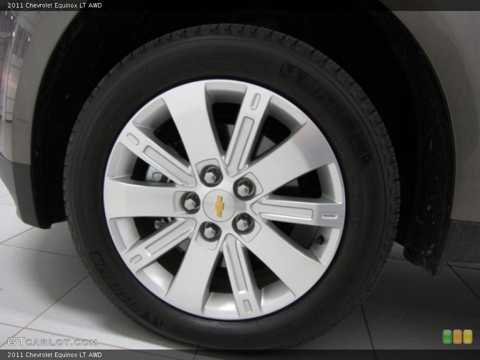 2011 Chevrolet Equinox LT AWD Wheel and Tire Photo #77667128