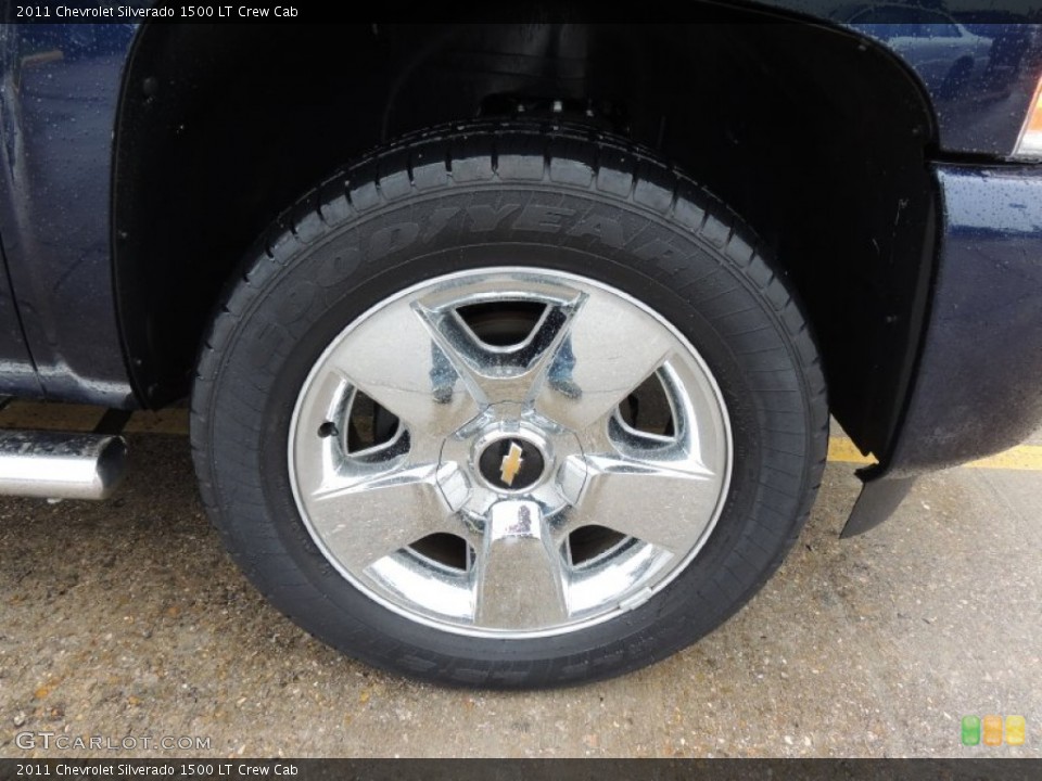 2011 Chevrolet Silverado 1500 LT Crew Cab Wheel and Tire Photo #77668886