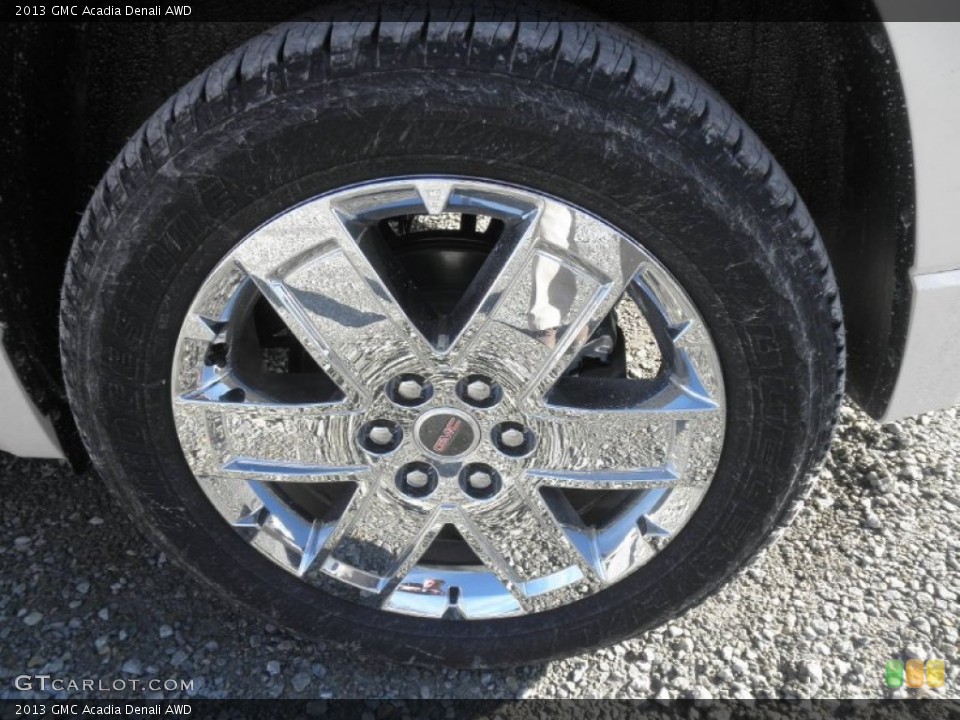 2013 GMC Acadia Denali AWD Wheel and Tire Photo #77669535