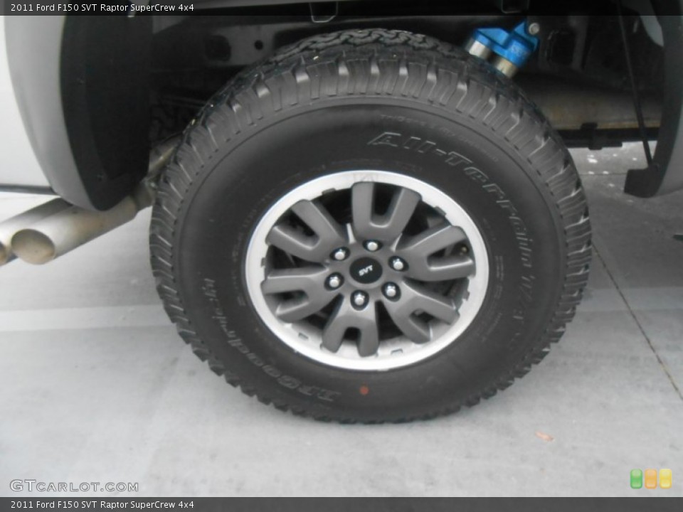 2011 Ford F150 SVT Raptor SuperCrew 4x4 Wheel and Tire Photo #77673103