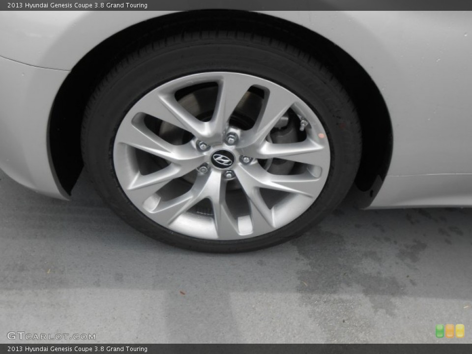 2013 Hyundai Genesis Coupe 3.8 Grand Touring Wheel and Tire Photo #77673849