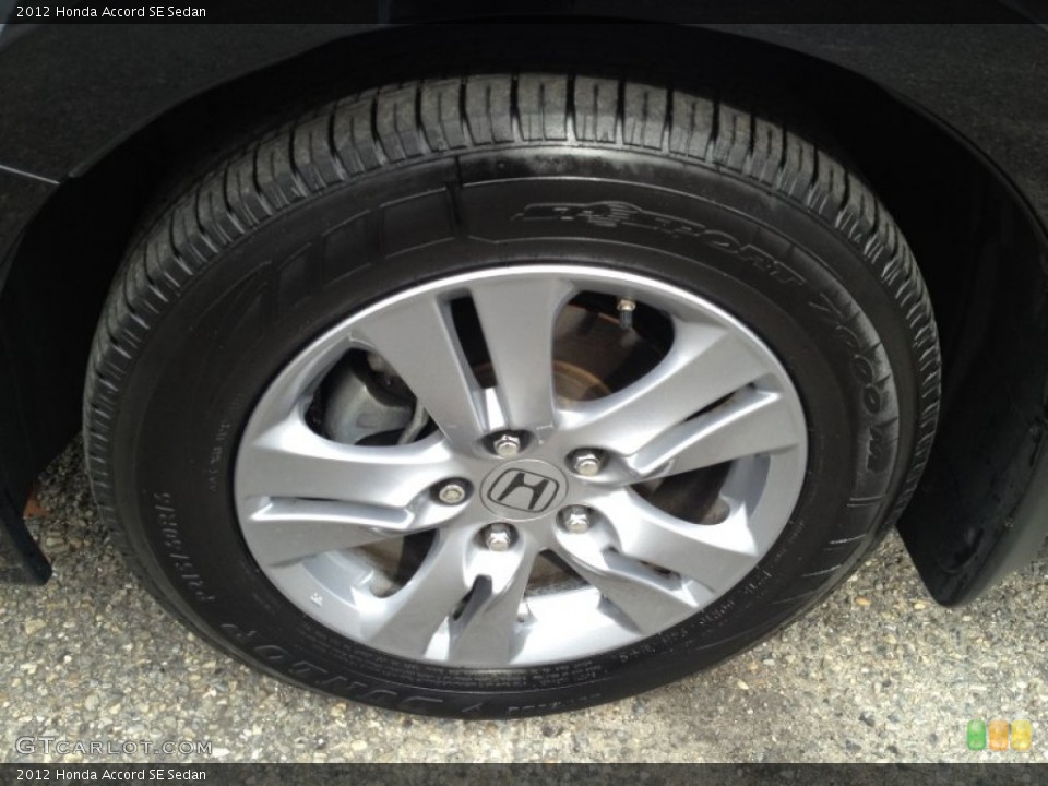 2012 Honda Accord SE Sedan Wheel and Tire Photo #77675689