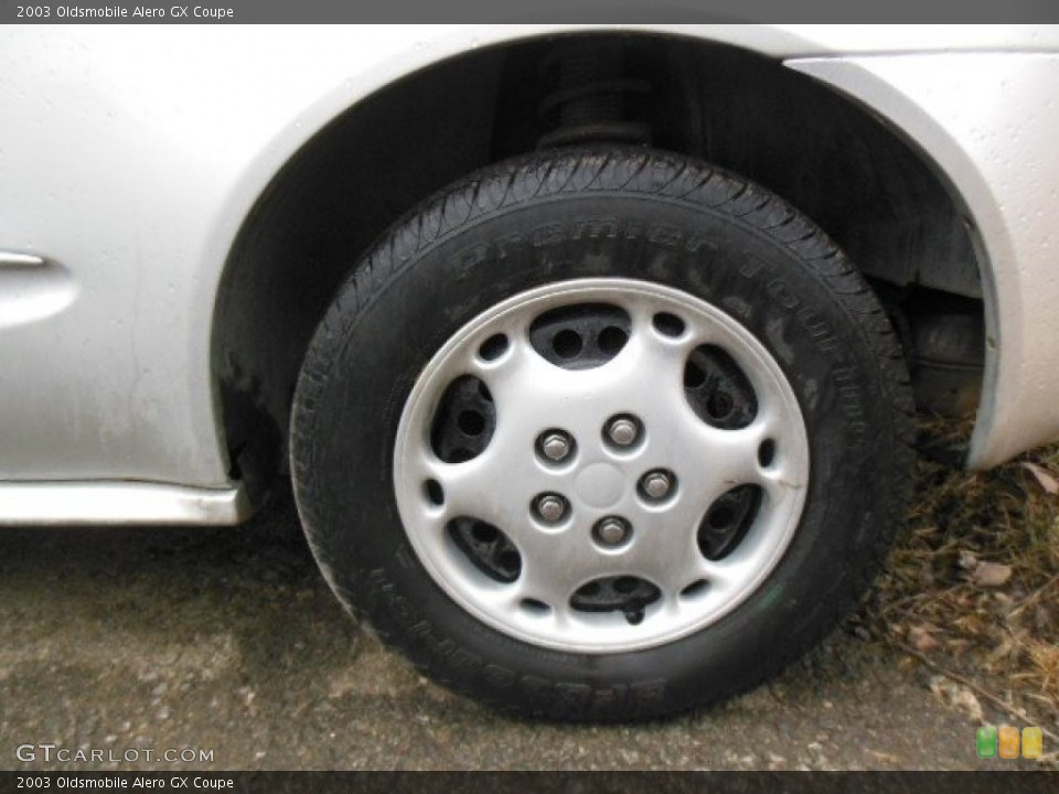 2003 Oldsmobile Alero GX Coupe Wheel and Tire Photo #77676405