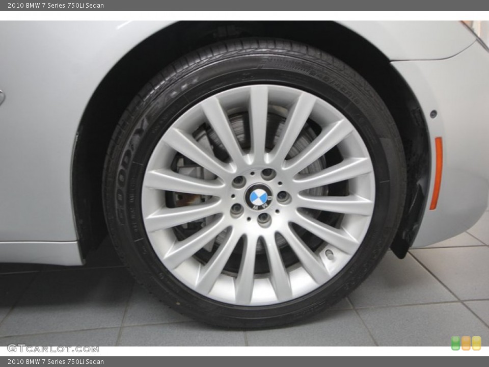 2010 BMW 7 Series 750Li Sedan Wheel and Tire Photo #77678175