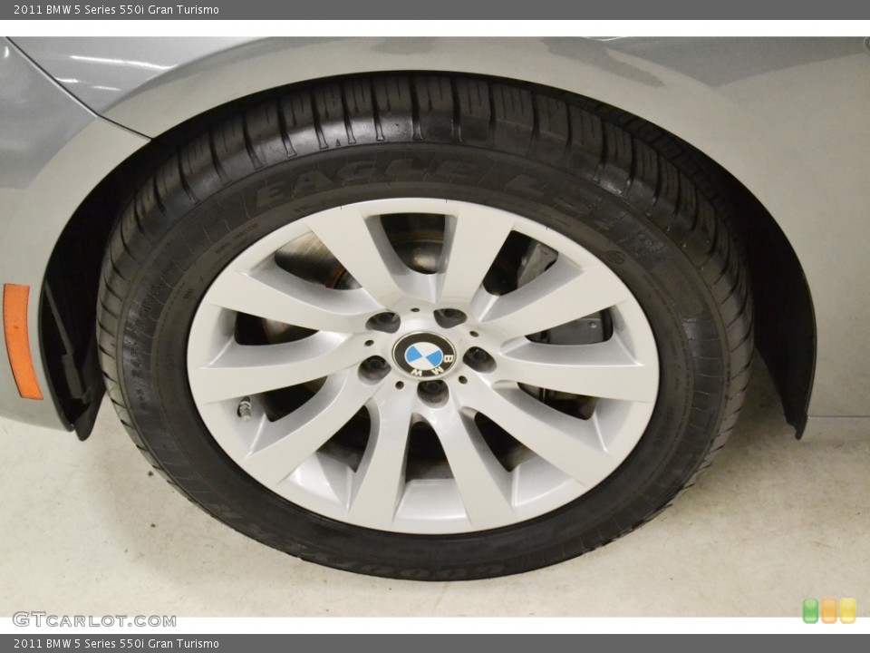 2011 BMW 5 Series 550i Gran Turismo Wheel and Tire Photo #77679138