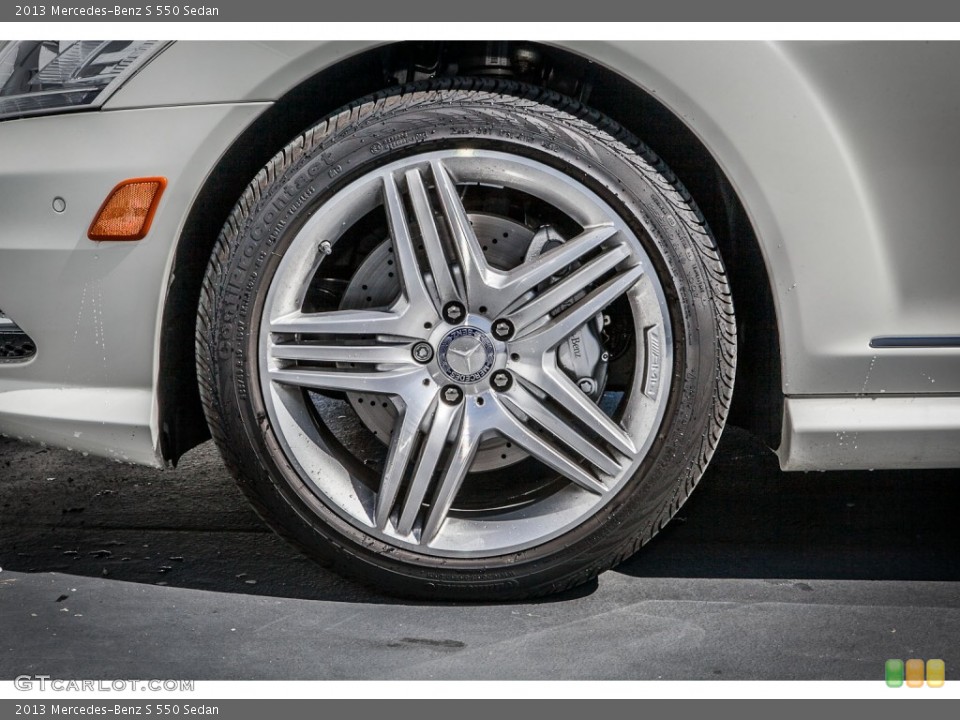 2013 Mercedes-Benz S 550 Sedan Wheel and Tire Photo #77679837