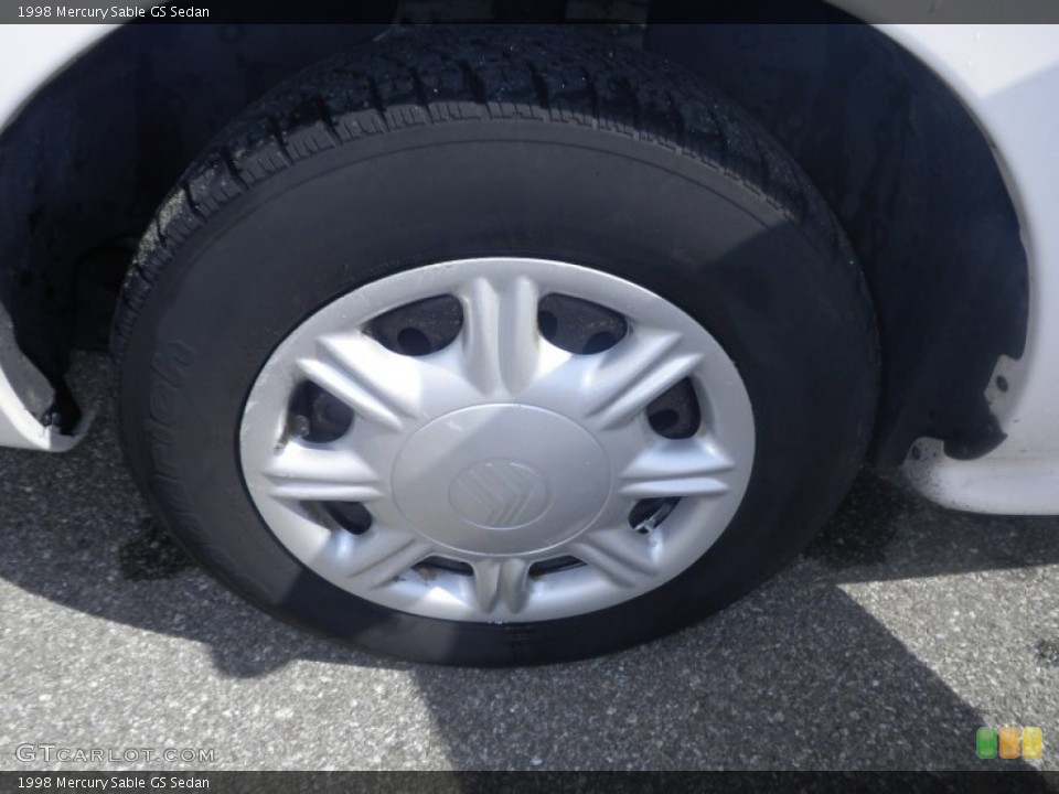 1998 Mercury Sable GS Sedan Wheel and Tire Photo #77681534