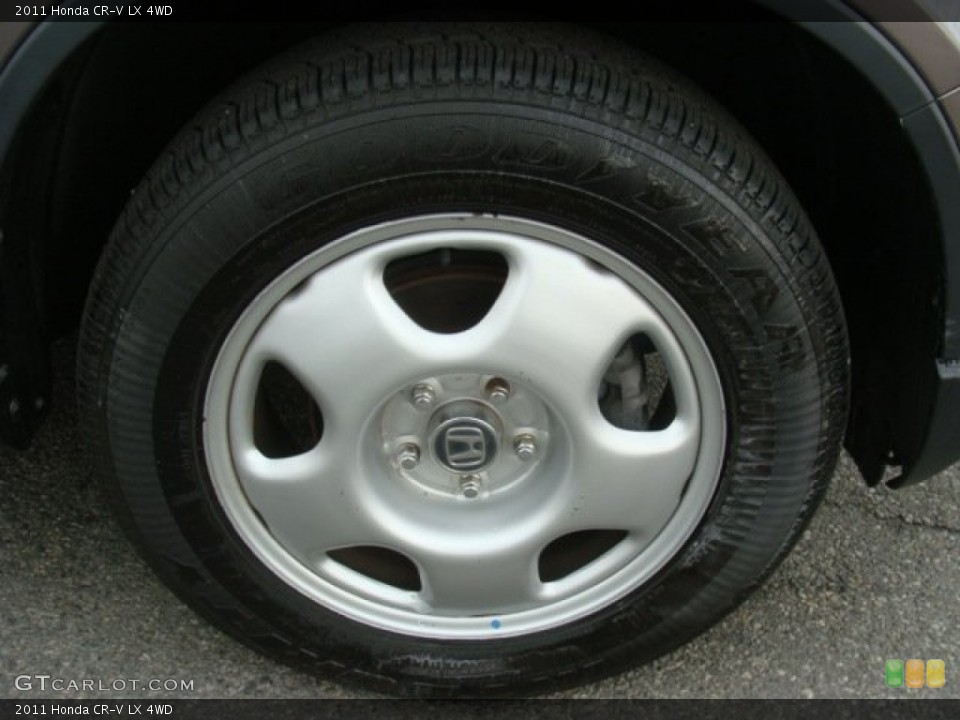 2011 Honda CR-V LX 4WD Wheel and Tire Photo #77683928