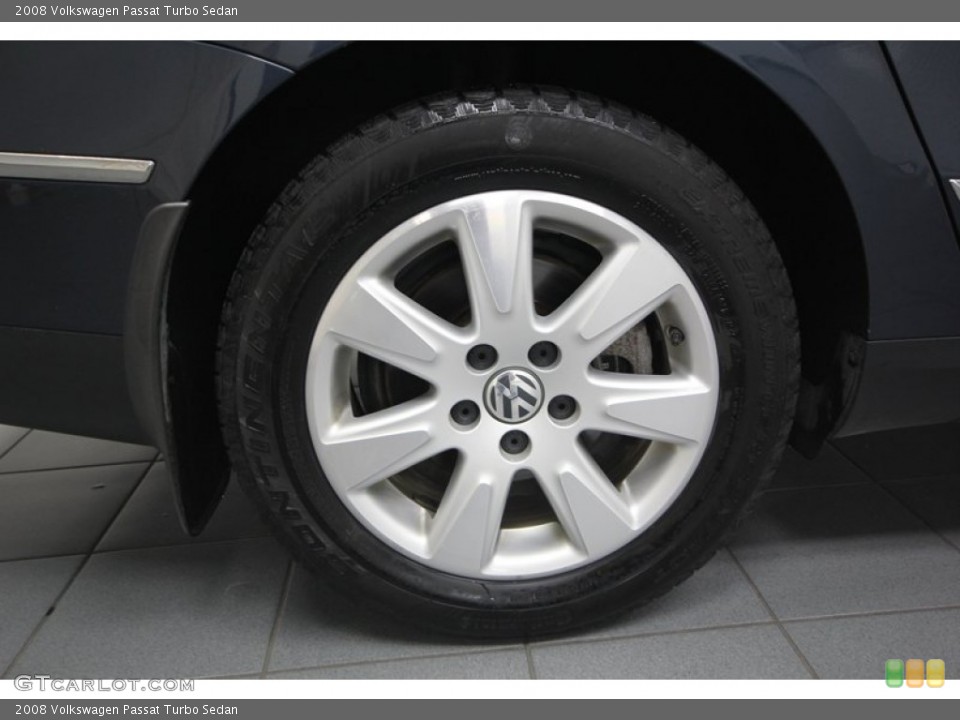 2008 Volkswagen Passat Turbo Sedan Wheel and Tire Photo #77684340