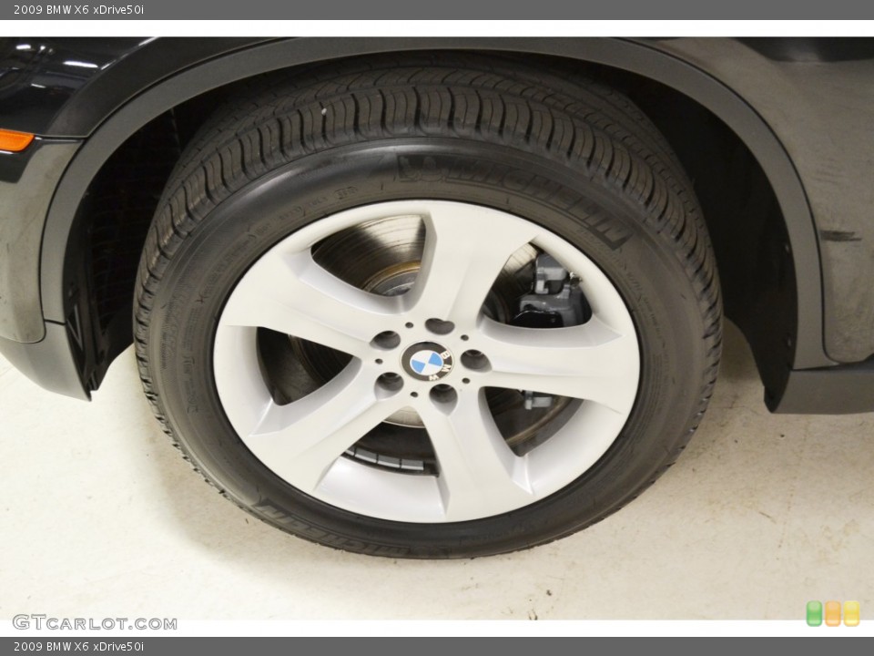 2009 BMW X6 xDrive50i Wheel and Tire Photo #77685771