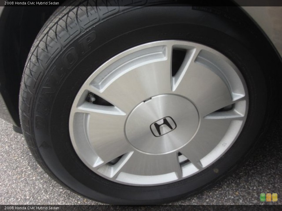 2008 Honda Civic Hybrid Sedan Wheel and Tire Photo #77686471