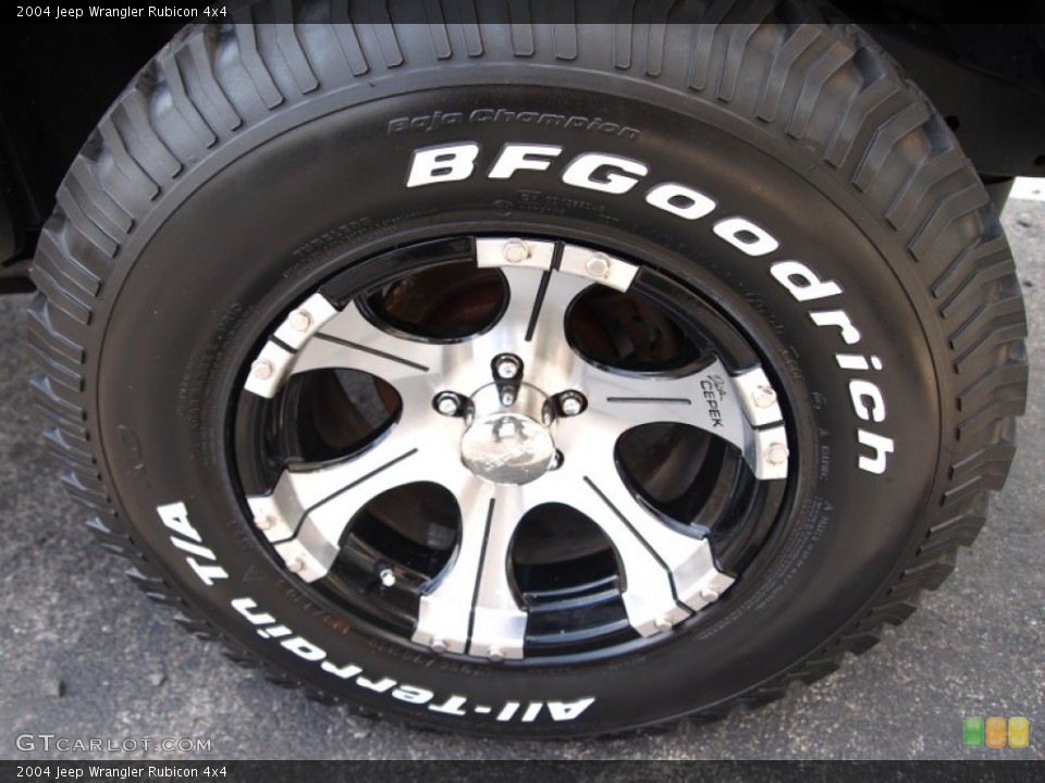 2004 Jeep Wrangler Custom Wheel and Tire Photo #77687613
