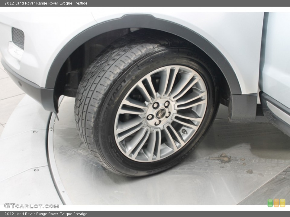 2012 Land Rover Range Rover Evoque Prestige Wheel and Tire Photo #77689602