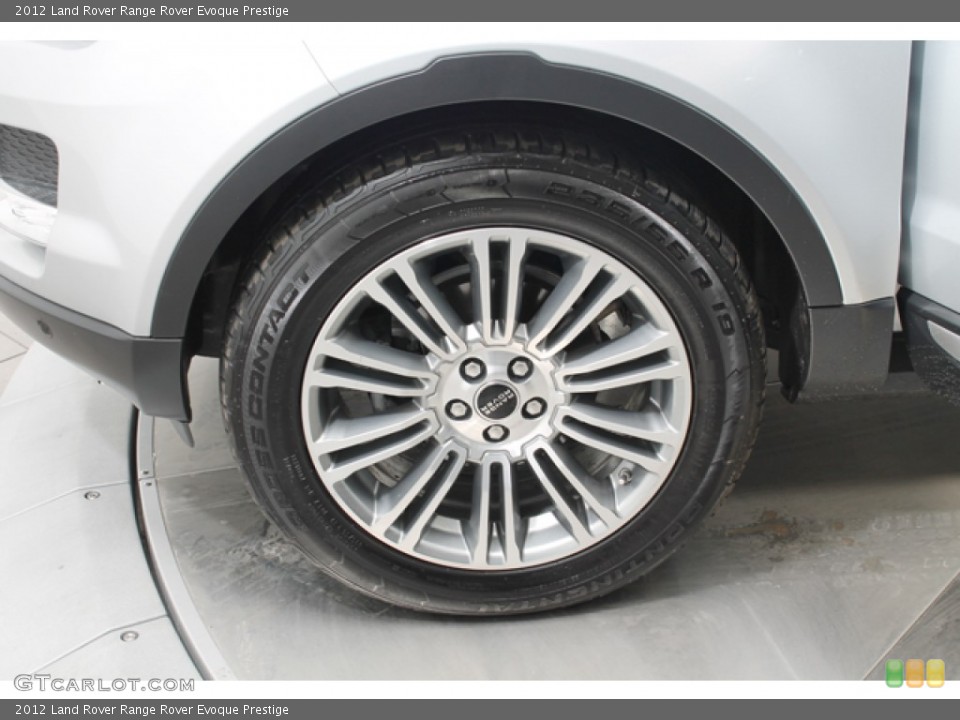 2012 Land Rover Range Rover Evoque Prestige Wheel and Tire Photo #77689629