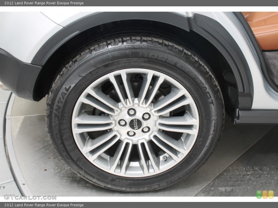 2012 Land Rover Range Rover Evoque Prestige Wheel and Tire Photo #77689668