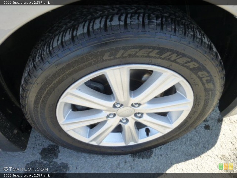 2011 Subaru Legacy 2.5i Premium Wheel and Tire Photo #77690418