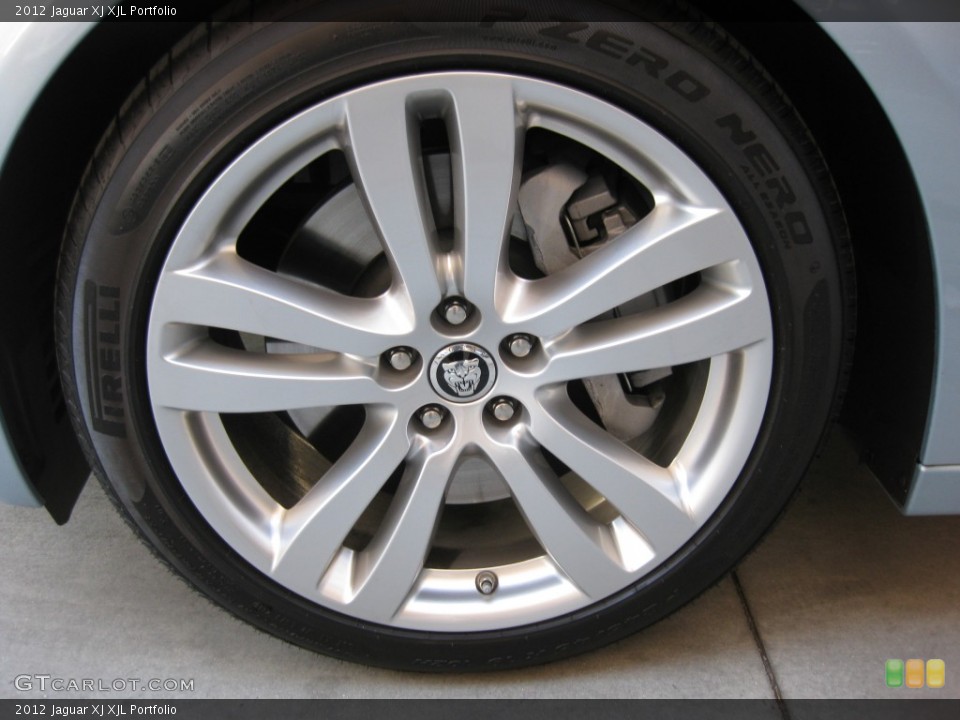 2012 Jaguar XJ XJL Portfolio Wheel and Tire Photo #77691336