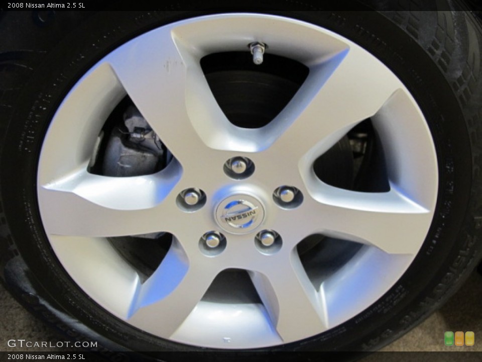2008 Nissan Altima 2.5 SL Wheel and Tire Photo #77694348