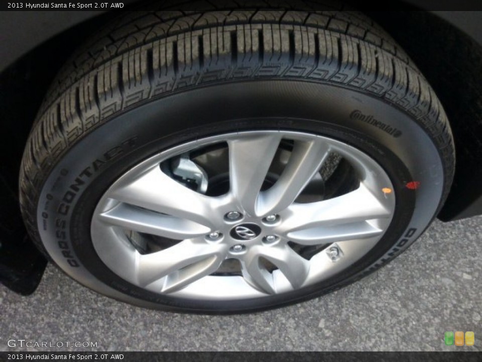 2013 Hyundai Santa Fe Sport 2.0T AWD Wheel and Tire Photo #77694863