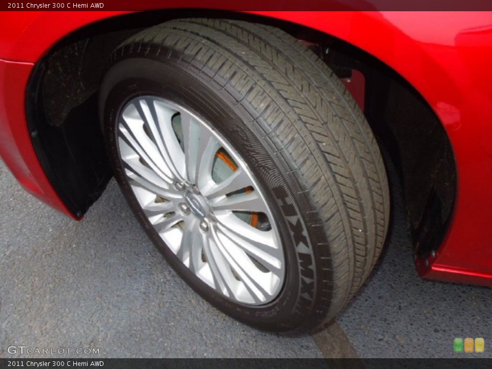 2011 Chrysler 300 C Hemi AWD Wheel and Tire Photo #77695688