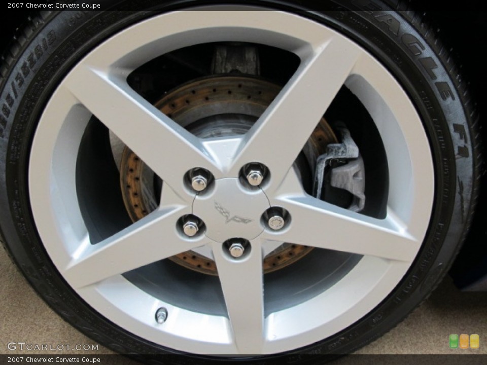 2007 Chevrolet Corvette Coupe Wheel and Tire Photo #77696008