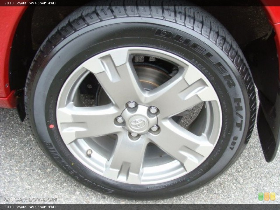 2010 Toyota RAV4 Sport 4WD Wheel and Tire Photo #77696062