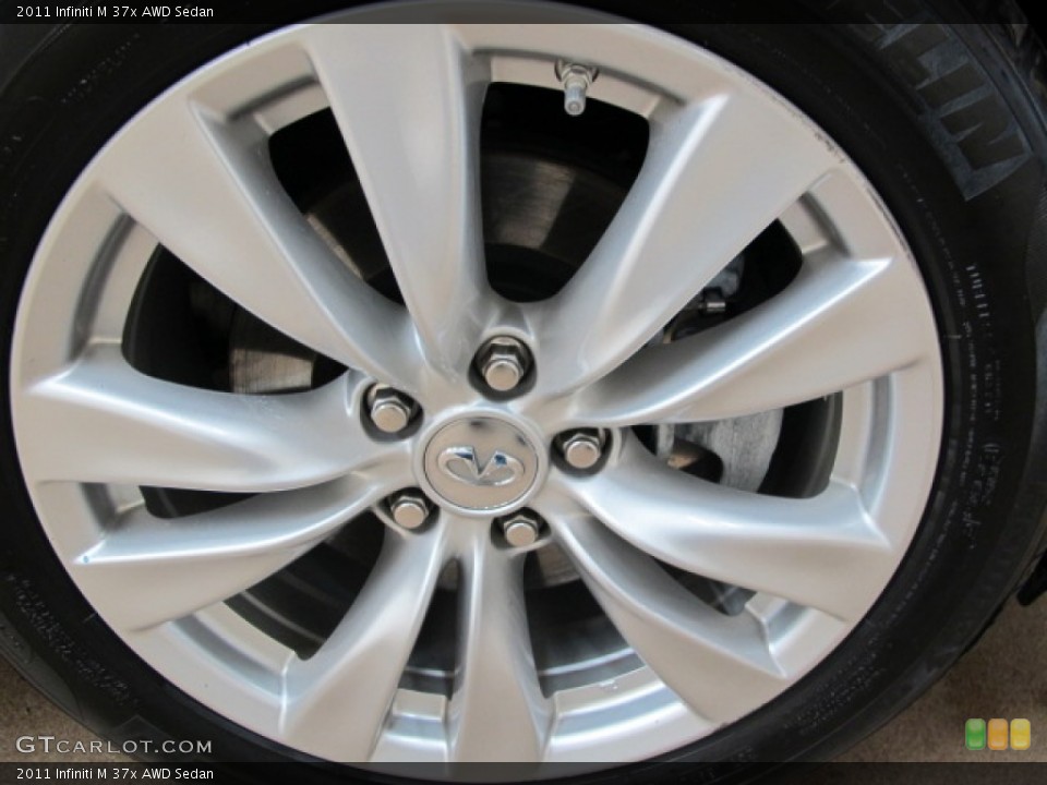 2011 Infiniti M 37x AWD Sedan Wheel and Tire Photo #77696766