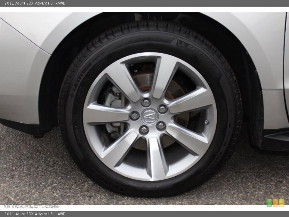 2011 Acura ZDX Advance SH-AWD Wheel and Tire Photo #77696909