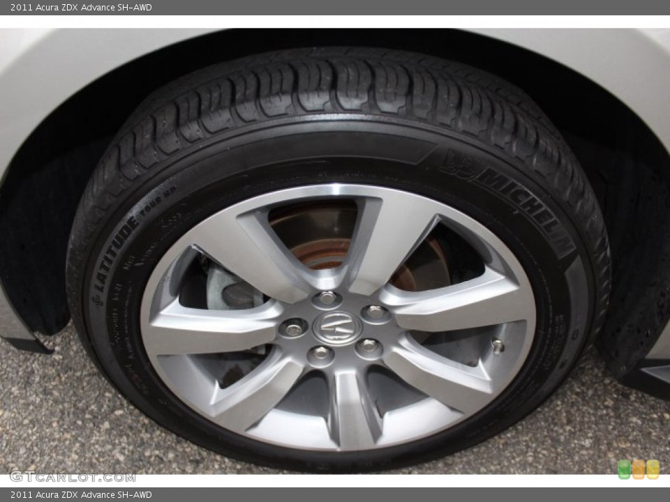 2011 Acura ZDX Advance SH-AWD Wheel and Tire Photo #77696931