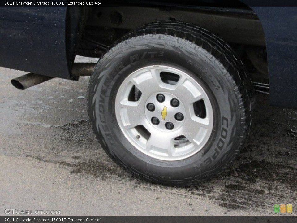 2011 Chevrolet Silverado 1500 LT Extended Cab 4x4 Wheel and Tire Photo #77697484