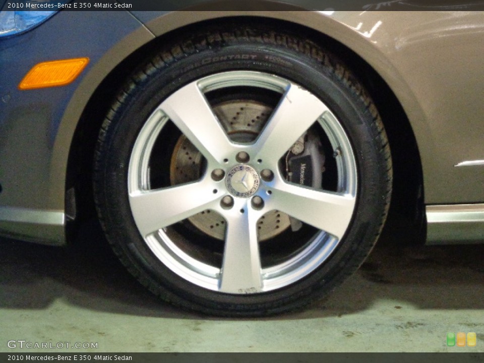 2010 Mercedes-Benz E 350 4Matic Sedan Wheel and Tire Photo #77697813
