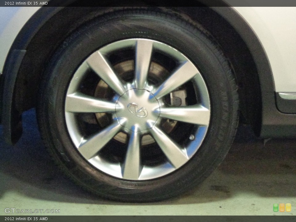 2012 Infiniti EX 35 AWD Wheel and Tire Photo #77698740