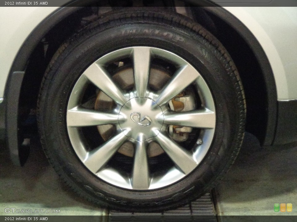 2012 Infiniti EX 35 AWD Wheel and Tire Photo #77698770