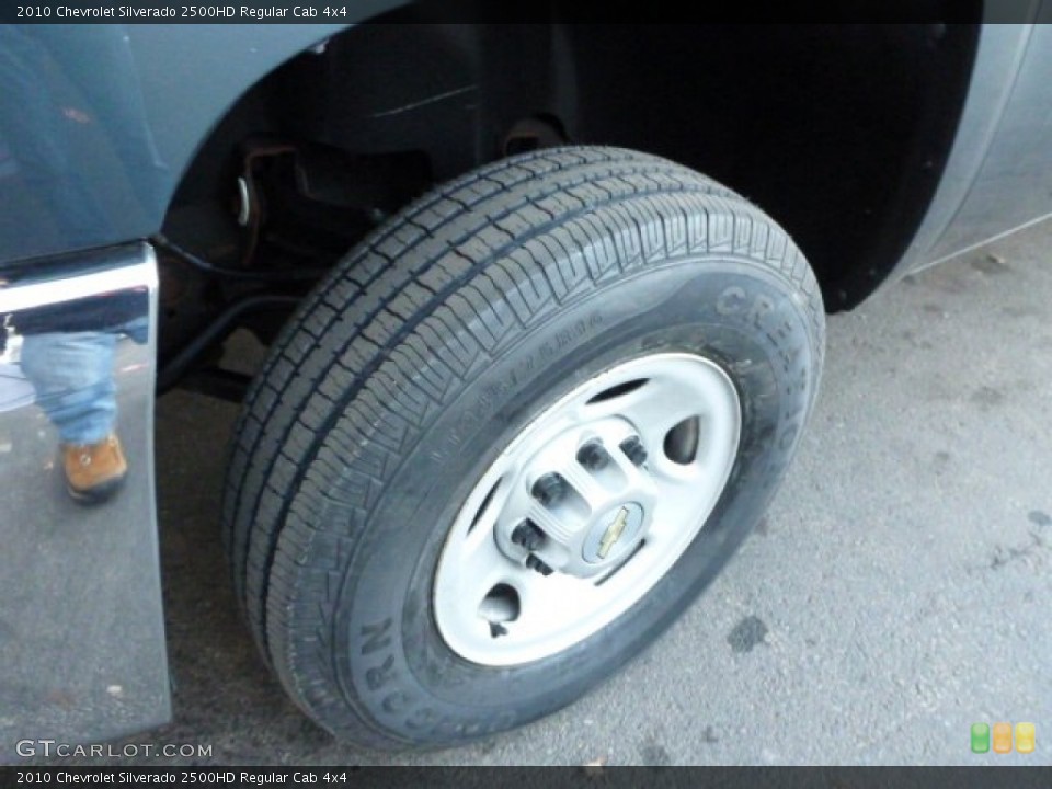 2010 Chevrolet Silverado 2500HD Regular Cab 4x4 Wheel and Tire Photo #77700621