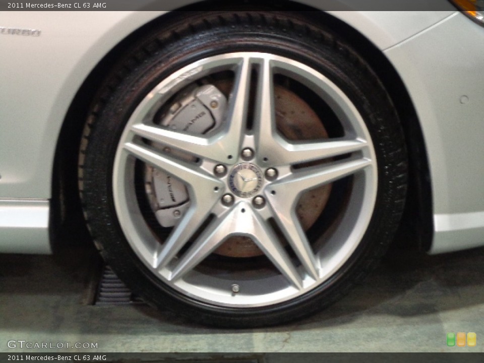 2011 Mercedes-Benz CL 63 AMG Wheel and Tire Photo #77700789
