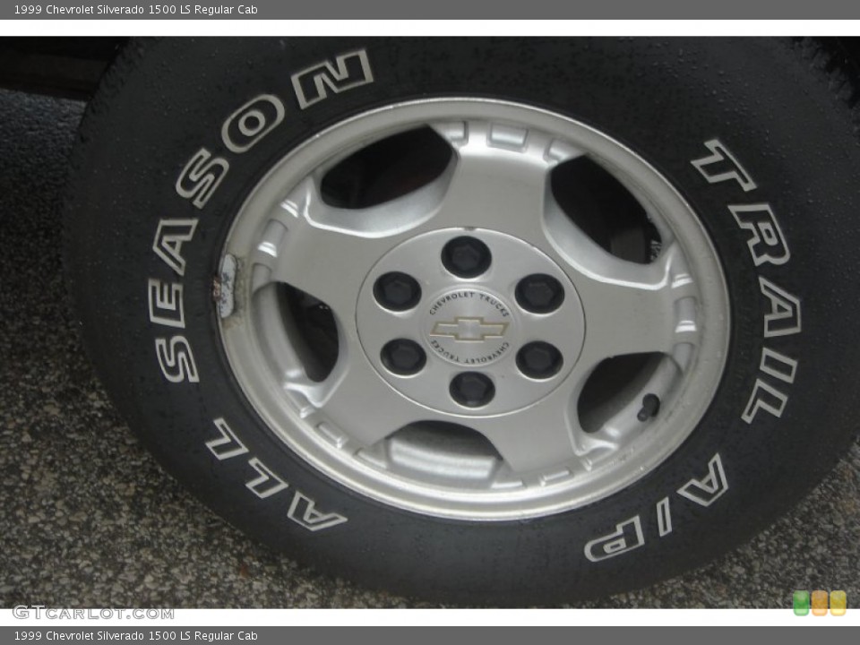 1999 Chevrolet Silverado 1500 LS Regular Cab Wheel and Tire Photo #77700944