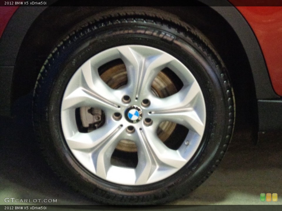 2012 BMW X5 xDrive50i Wheel and Tire Photo #77702449