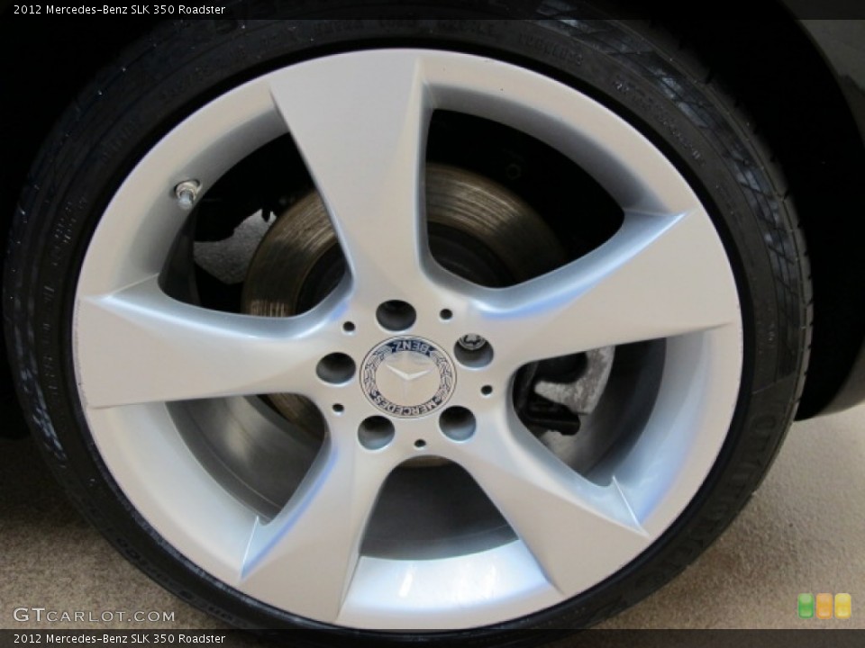 2012 Mercedes-Benz SLK 350 Roadster Wheel and Tire Photo #77703356