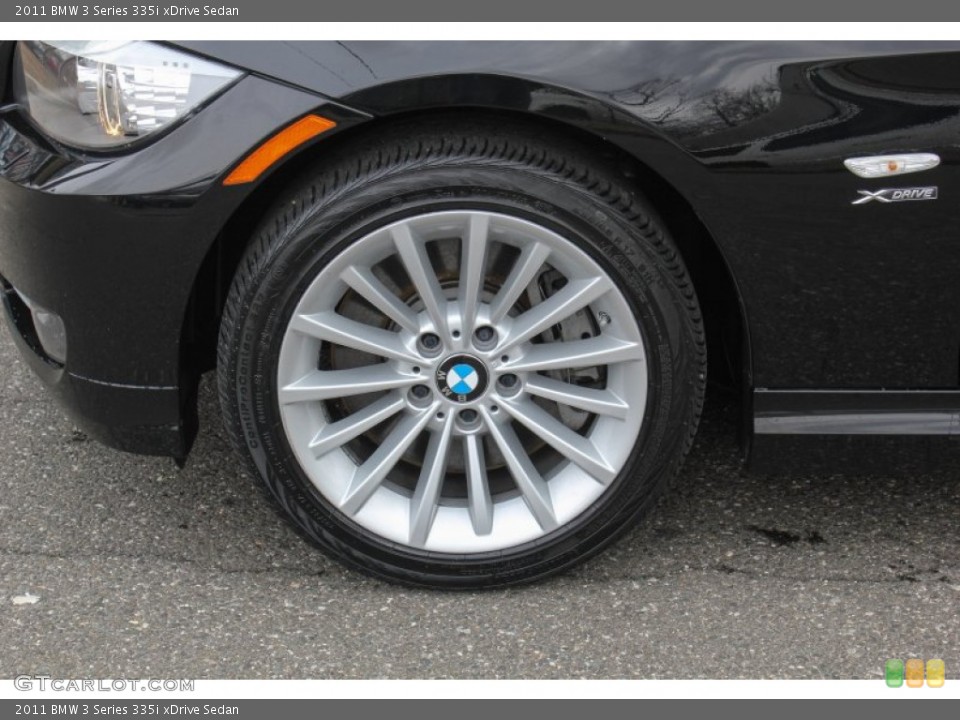 2011 BMW 3 Series 335i xDrive Sedan Wheel and Tire Photo #77704082