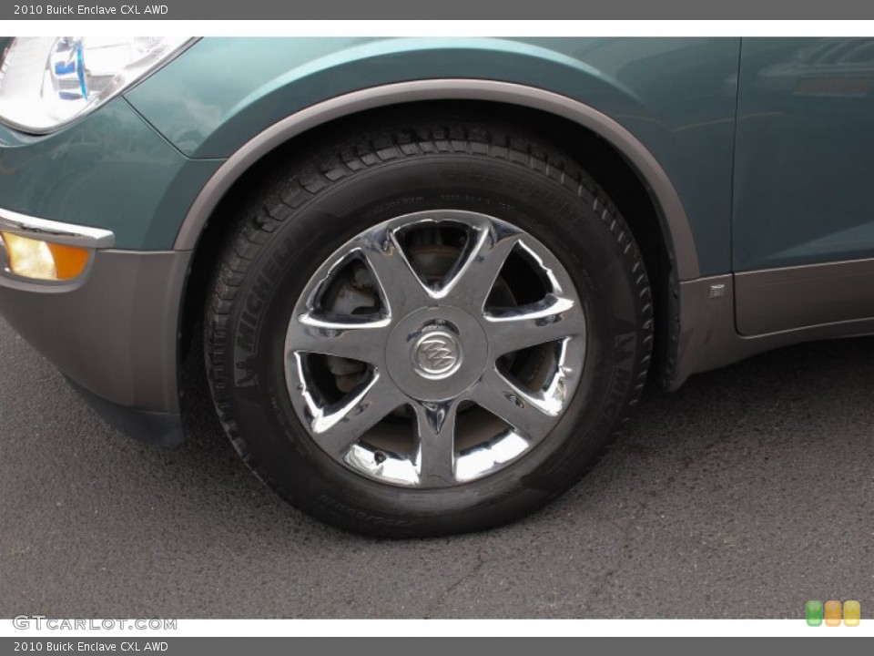 2010 Buick Enclave CXL AWD Wheel and Tire Photo #77705174