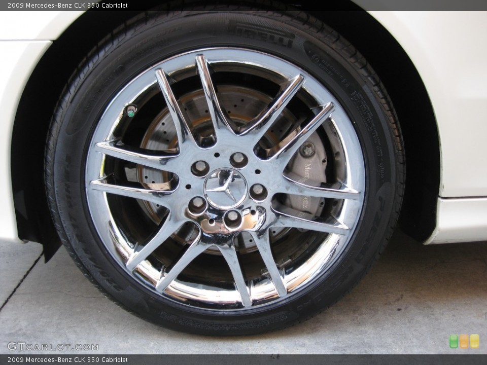 2009 Mercedes-Benz CLK 350 Cabriolet Wheel and Tire Photo #77707464