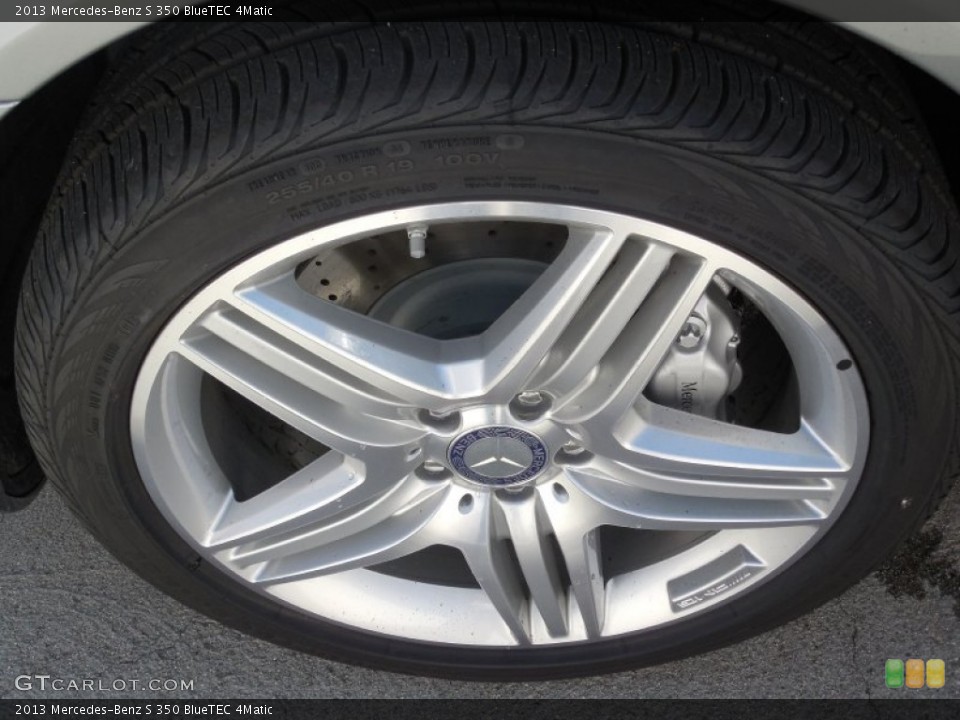 2013 Mercedes-Benz S 350 BlueTEC 4Matic Wheel and Tire Photo #77709932