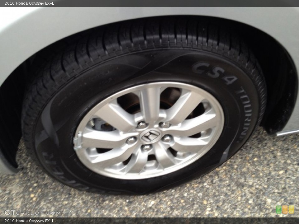 2010 Honda Odyssey EX-L Wheel and Tire Photo #77710043