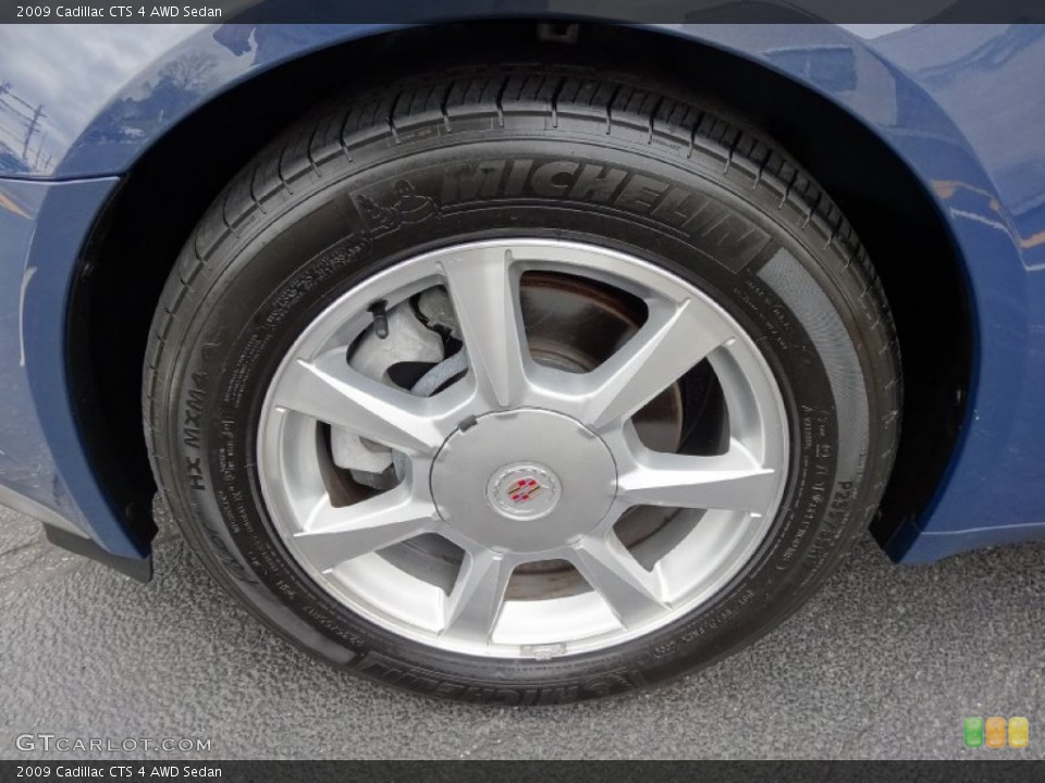 2009 Cadillac CTS 4 AWD Sedan Wheel and Tire Photo #77712708
