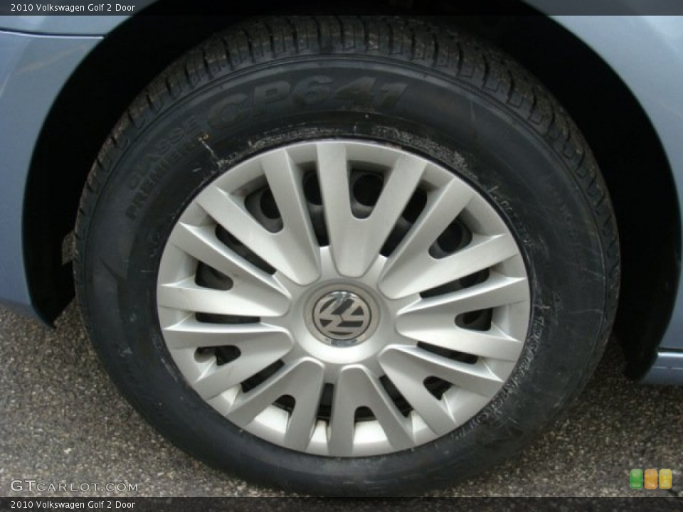2010 Volkswagen Golf 2 Door Wheel and Tire Photo #77713962
